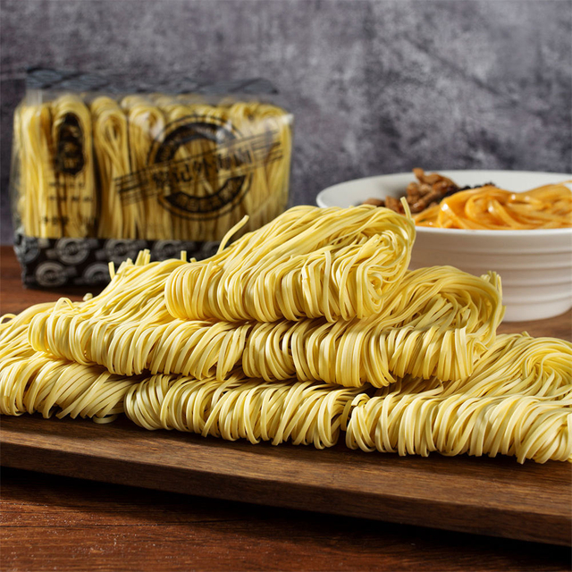 Top Ramen Noodles Manufacturer Healthy Low Salt Ramen Noodles Liji Quick-cooking Wide Noodles
