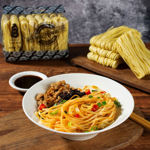 thick chow mein noodles