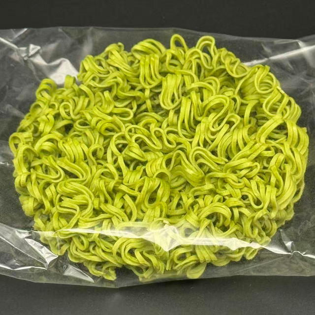 Liji Vegetable Noodles Made by Wheat Flour and Organic Kale Powder Low Card High Protein Dry Food
