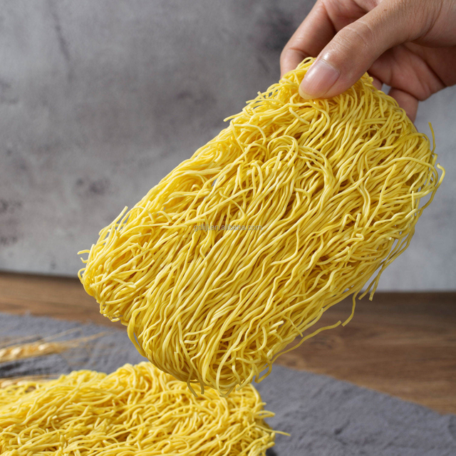 Liji Factory Wholesale Low Salt Lo Mein Noodles Healthy Noodles for Family Dishes